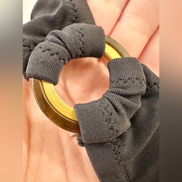 NWT J. Crew Dark Gray Tortoise Gold Ring Bikini Bottom sz XL - Picture 5 of 5
